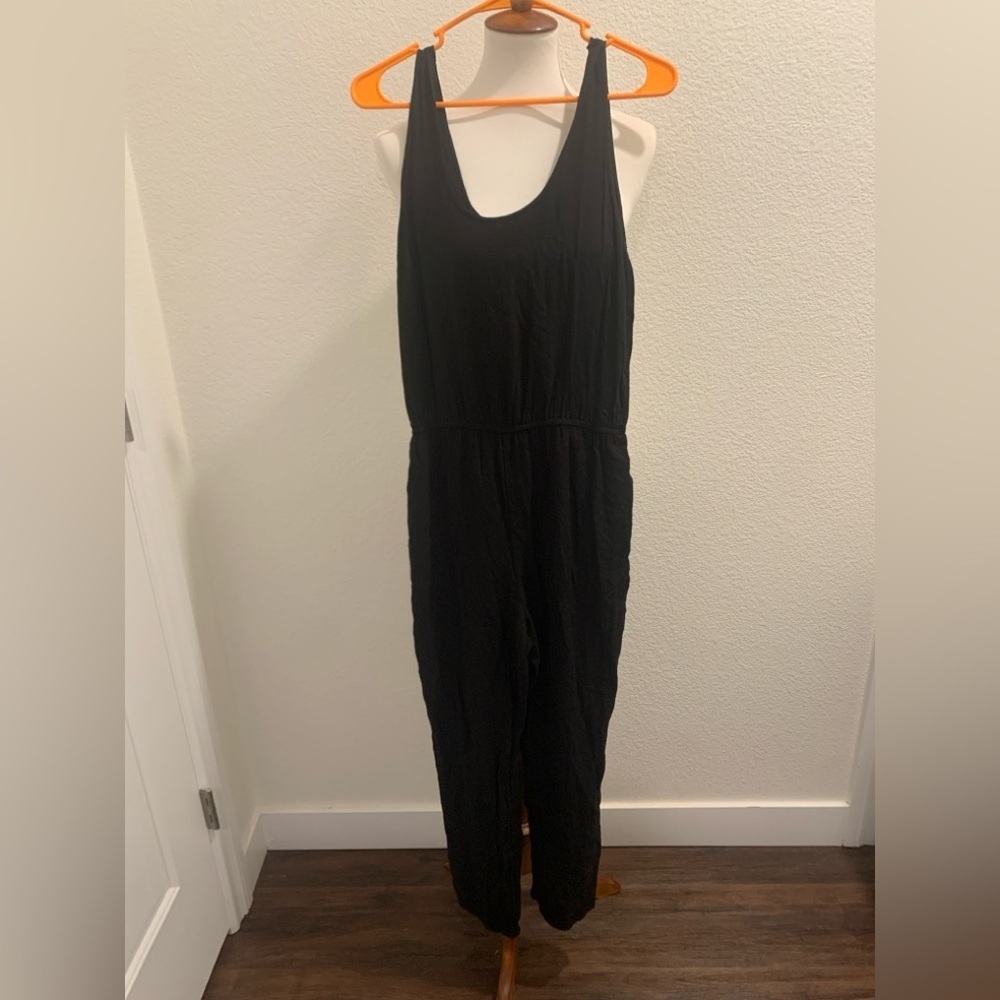 Forever 21 Black Wide Leg Jumpsuit